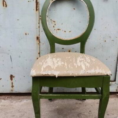 Καρέκλα με οβάλ πλάτη 105004