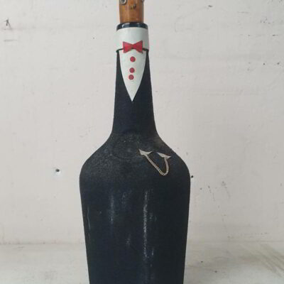 Διακοσμητικό μπουκάλι με παπιών 30654