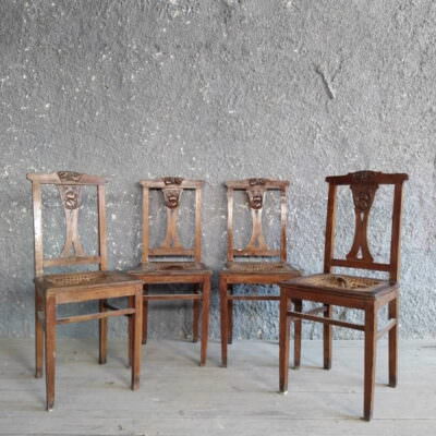 Καρέκλα με βιενέζικη ψάθα 211034