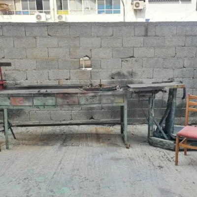 Μεταλλικός Πάγκος Από Καμίνι 300603