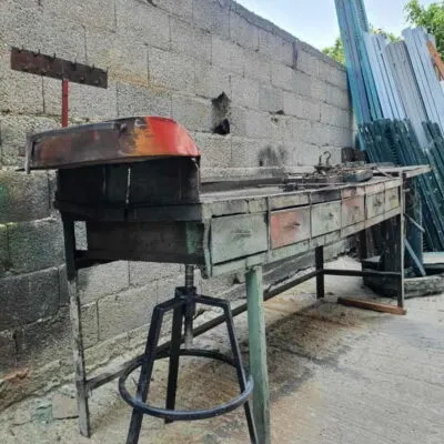 Μεταλλικός Πάγκος Από Καμίνι 300603