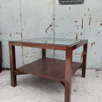 Coffee table με τζάμι 020507