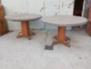 Τραπέζι με τσόχα με ξύλινη βάση 130604