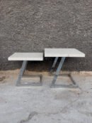 Σετ τραπεζάκια με μεταλλική βάση 040705 (JO)