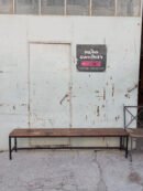 Παγκάκι με μεταλλική βάση