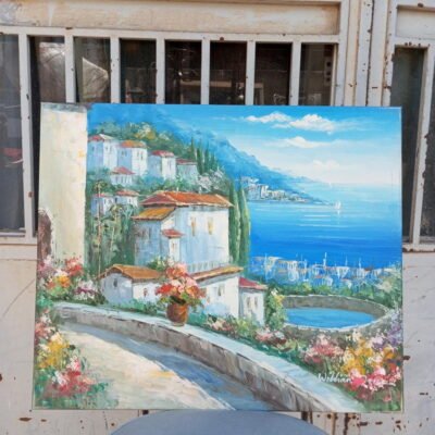 Επιζωγραφισμένος πίνακας σε καμβά
